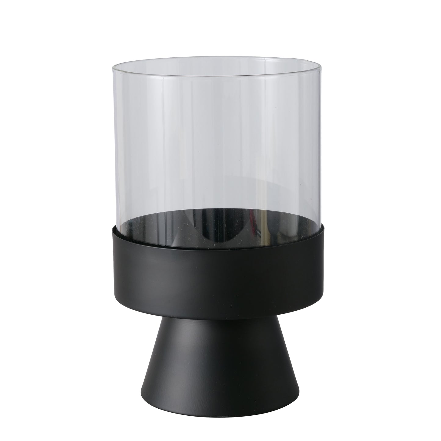 Porta Velas Metal Vidrio Pallas