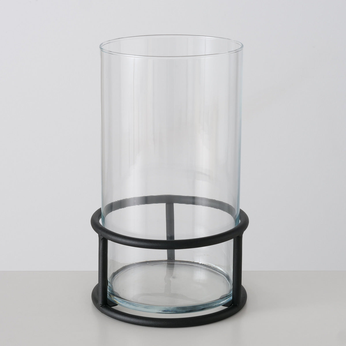Porta Vela Metal Vidrio Lorena