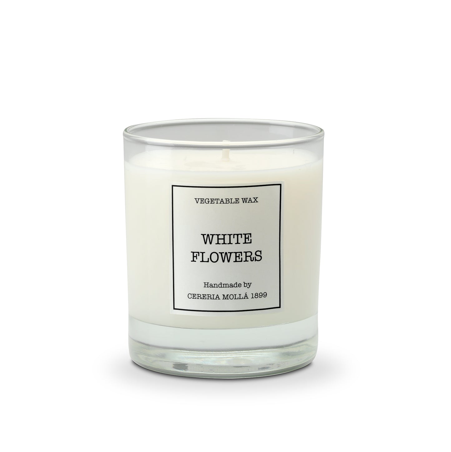 Vela 230 gr White Flowers