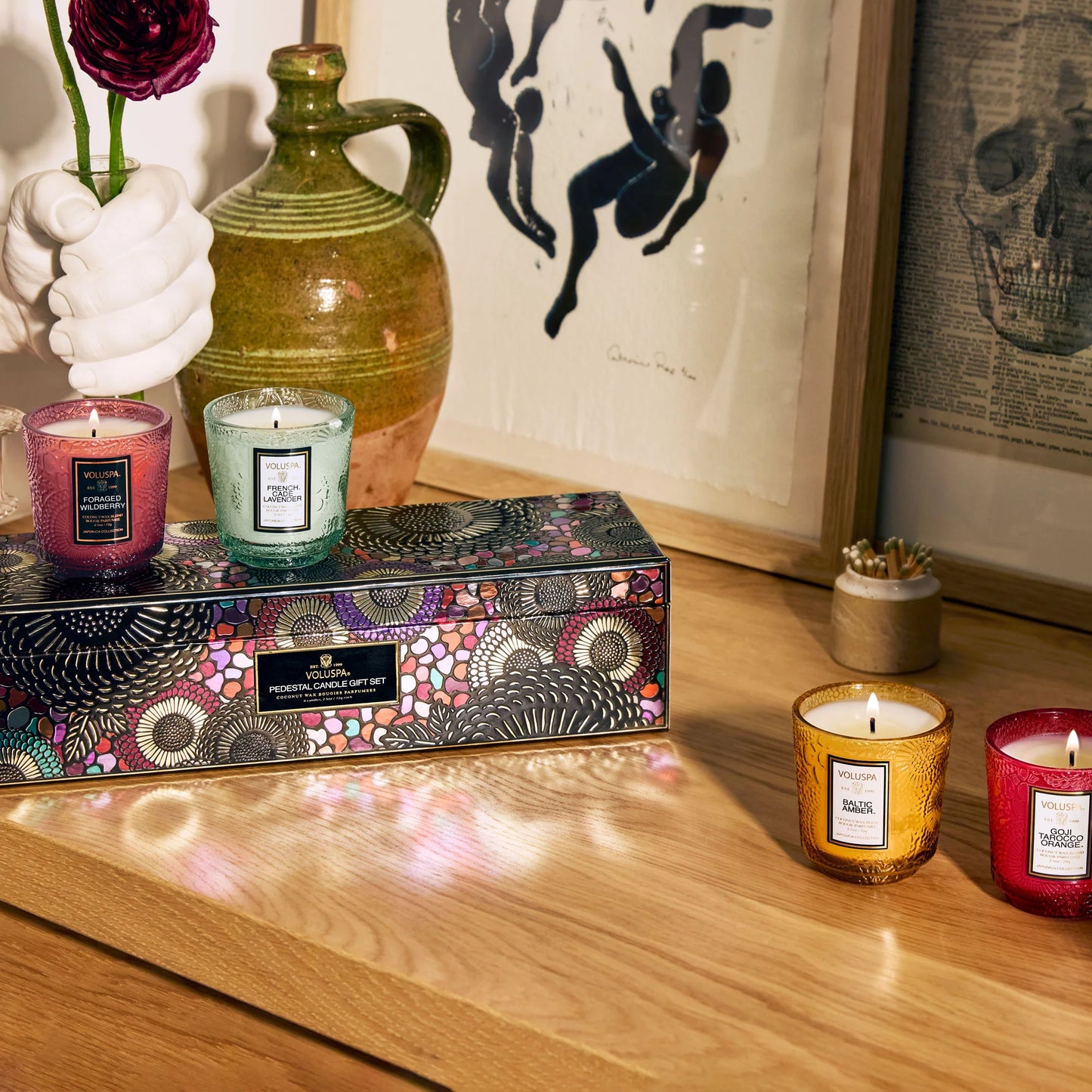 Set 4 Velas para Regalo