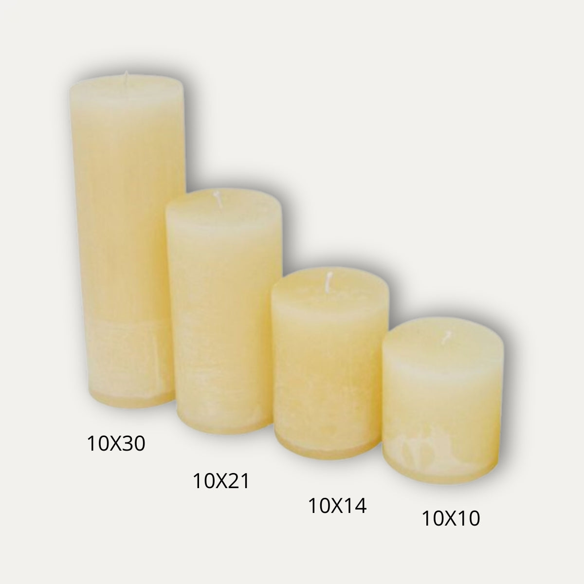 Cirio Beige 10X30 cm - Casa/Bougie