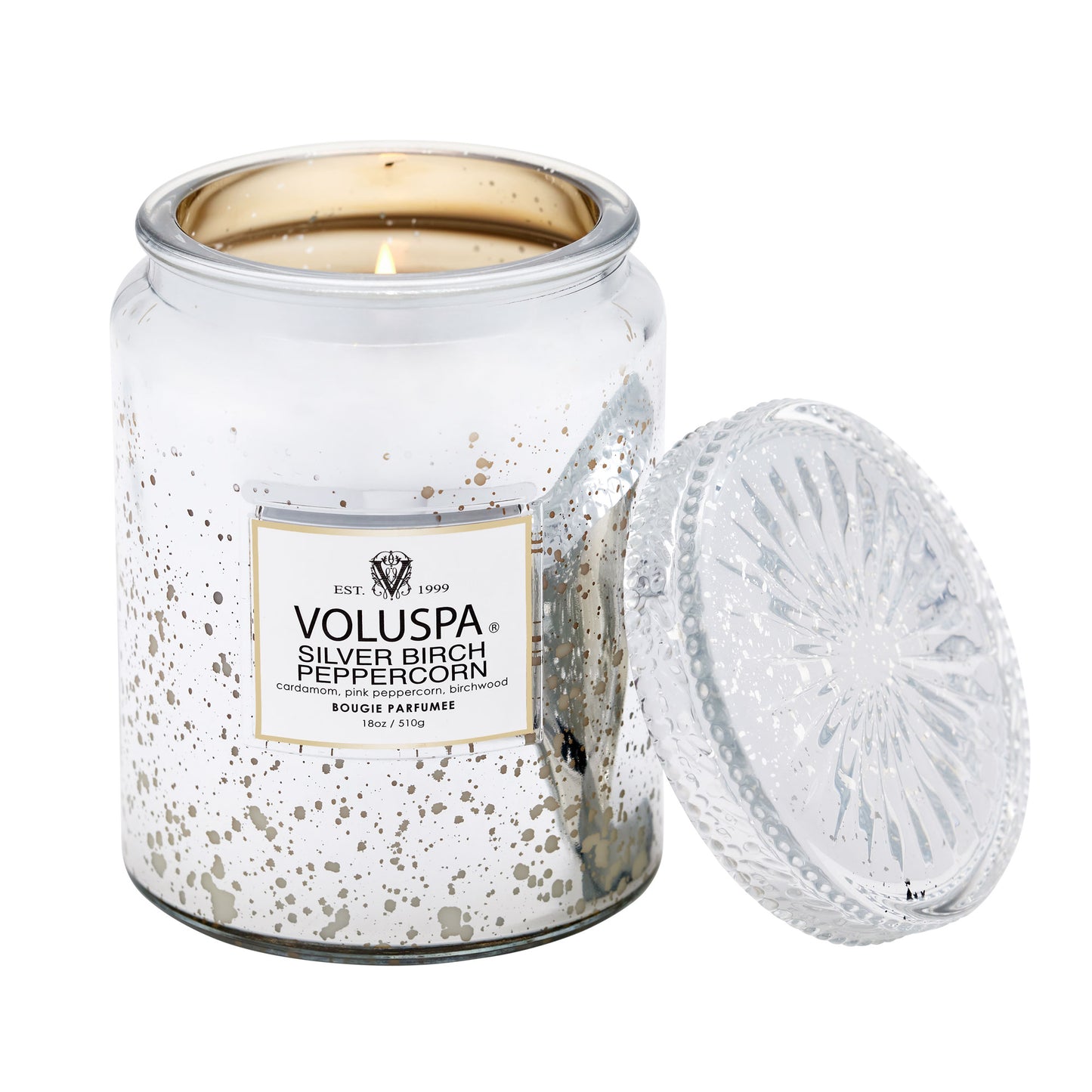 Vela Jar Vermeil 510 gr Silver Birch Peppercorn
