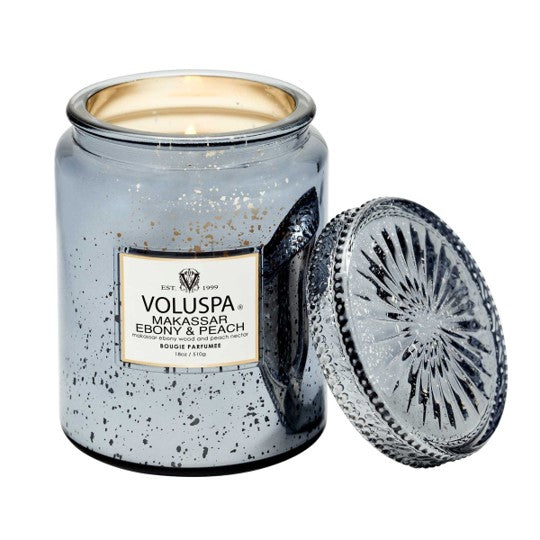 Vela Jar Vermeil 510 gr Makassar Ebony & Peach
