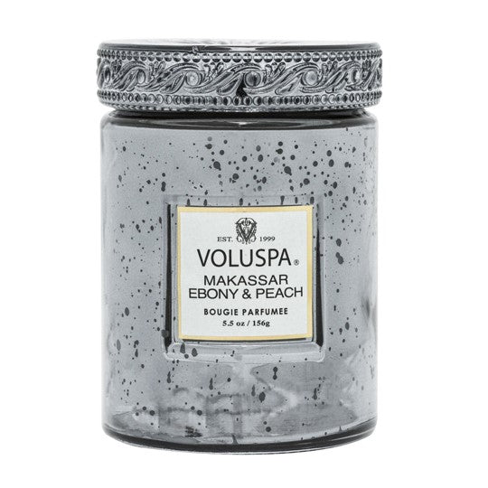 Vela Small Jar Vermeil 156 gr Makassar Ebony & Peach