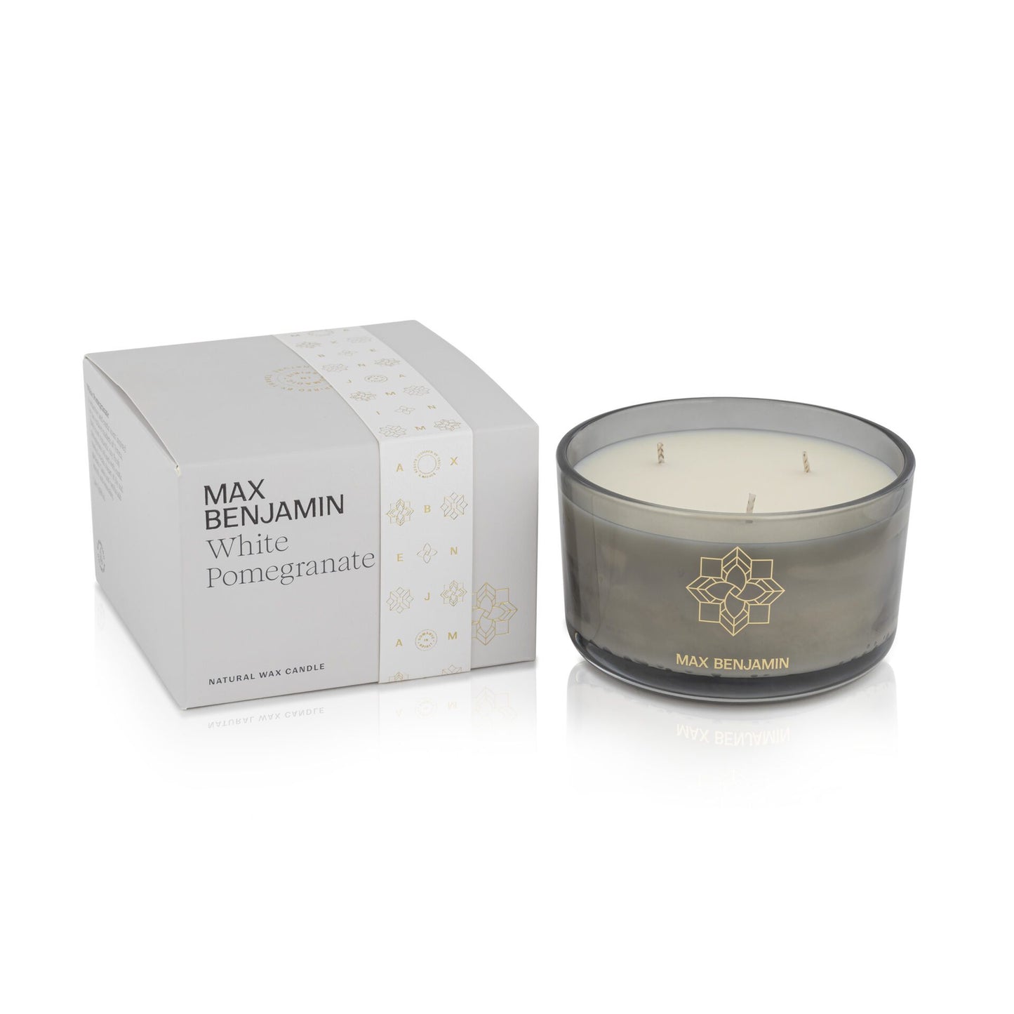 Vela 3 mechas White Pomegranate 560 gr