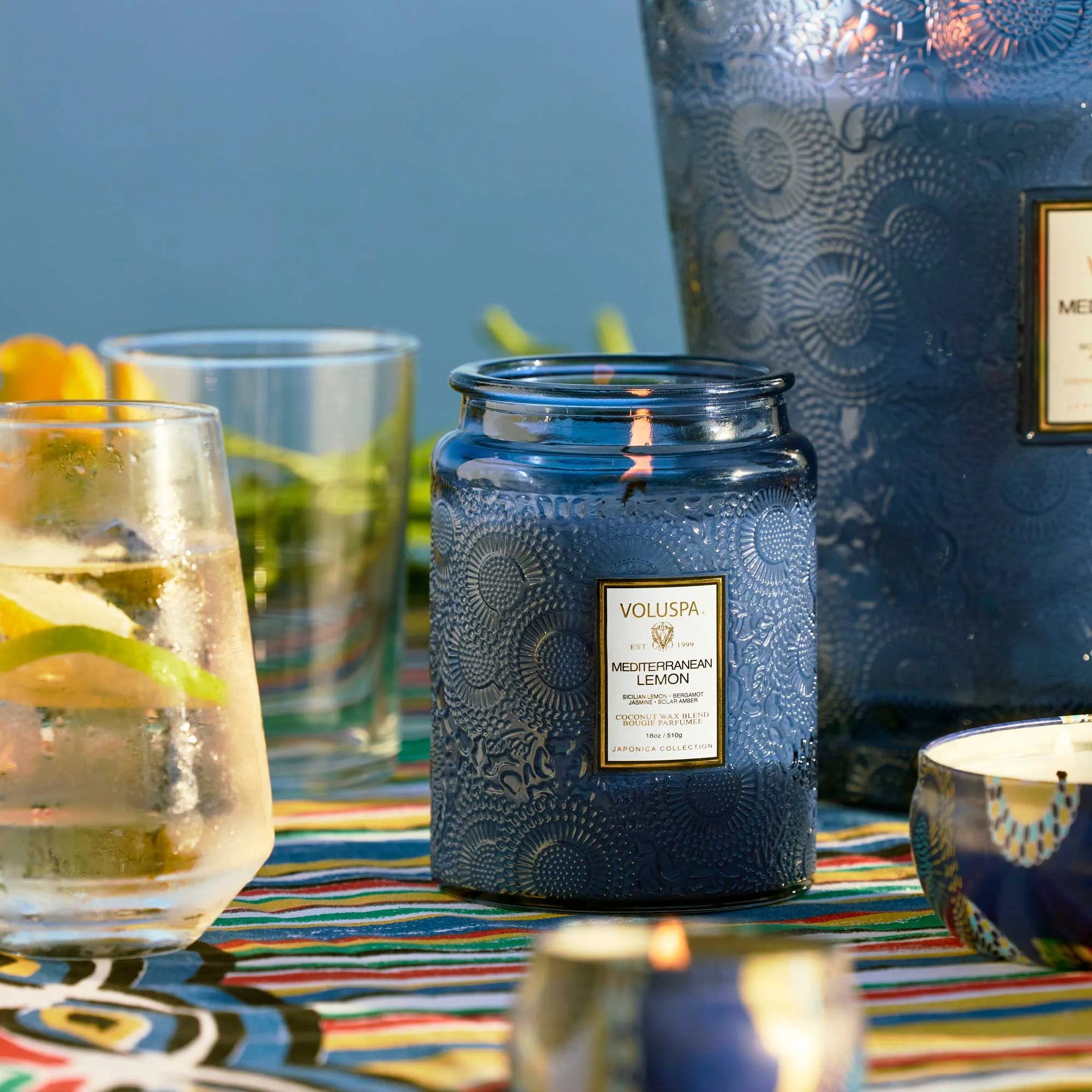 Vela Jar 510 gr Mediterranean Lemon - Casa/Bougie