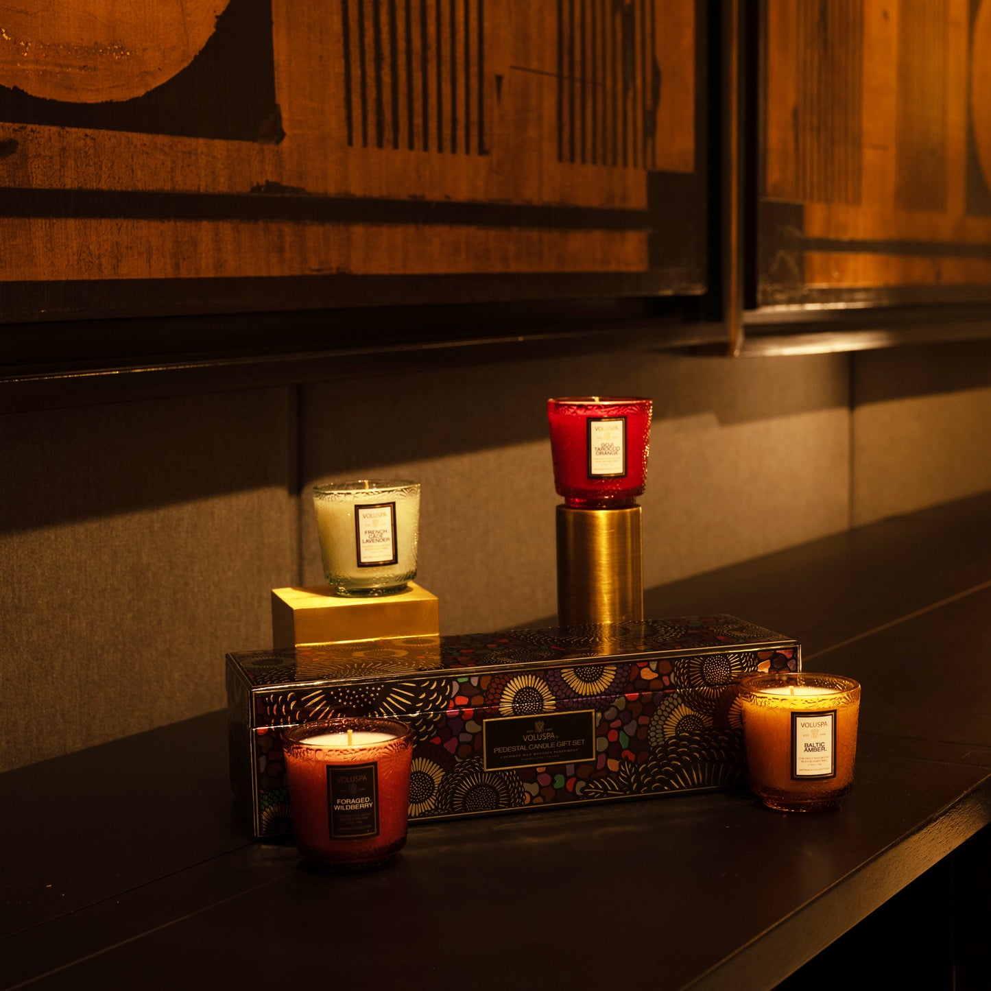 Set 4 mini velas Voluspa