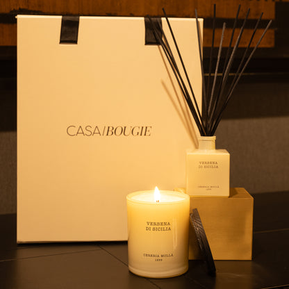 Set Vela + Difusor Aromático de Varillas Black Orchid & Lily