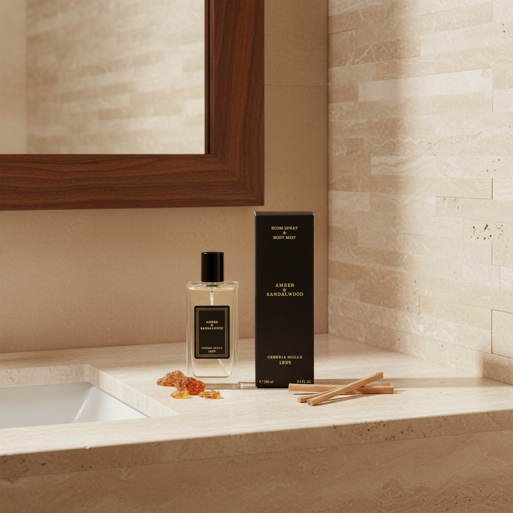 Body Mist Intense 100 ml Amber & Sandalwood - Casa/Bougie
