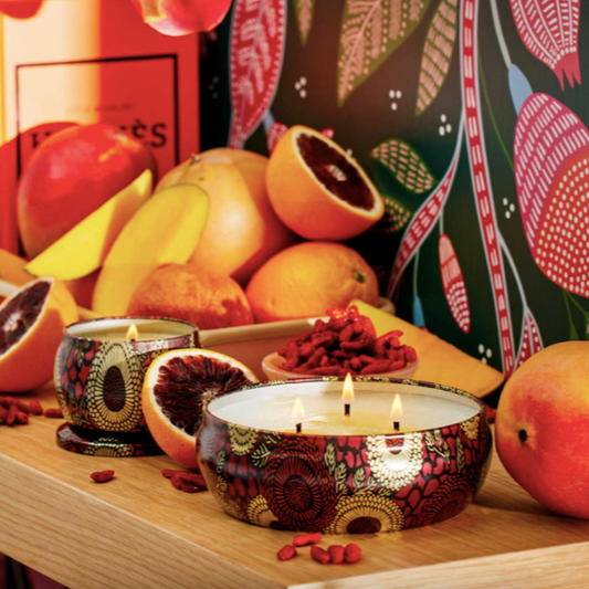 Vela 3 Mechas Lata Goji Tarocco Orange - Casa/Bougie