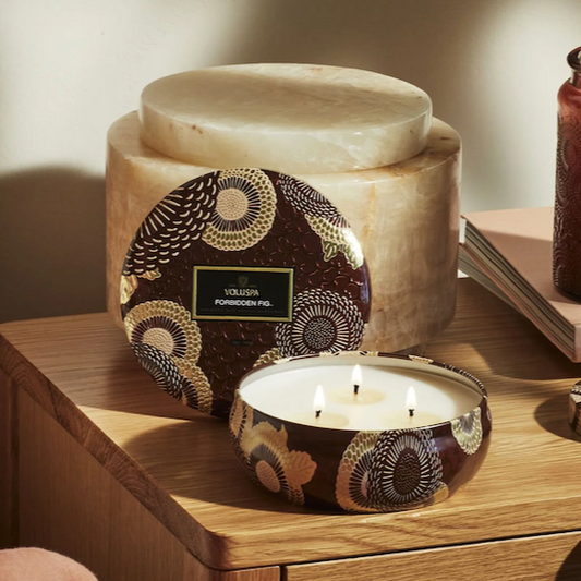 Vela 3 Mechas Lata Forbidden Fig - Casa/Bougie