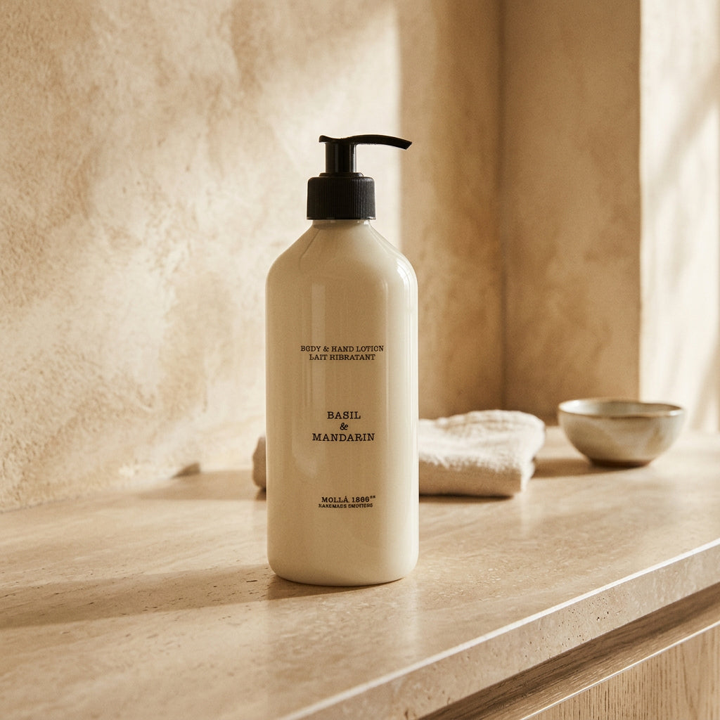 Crema Hidratante 500 ml Basil & Mandarin - Casa/Bougie