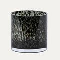 Porta Vela Leopardo de Vidrio - Negro - Casa/Bougie