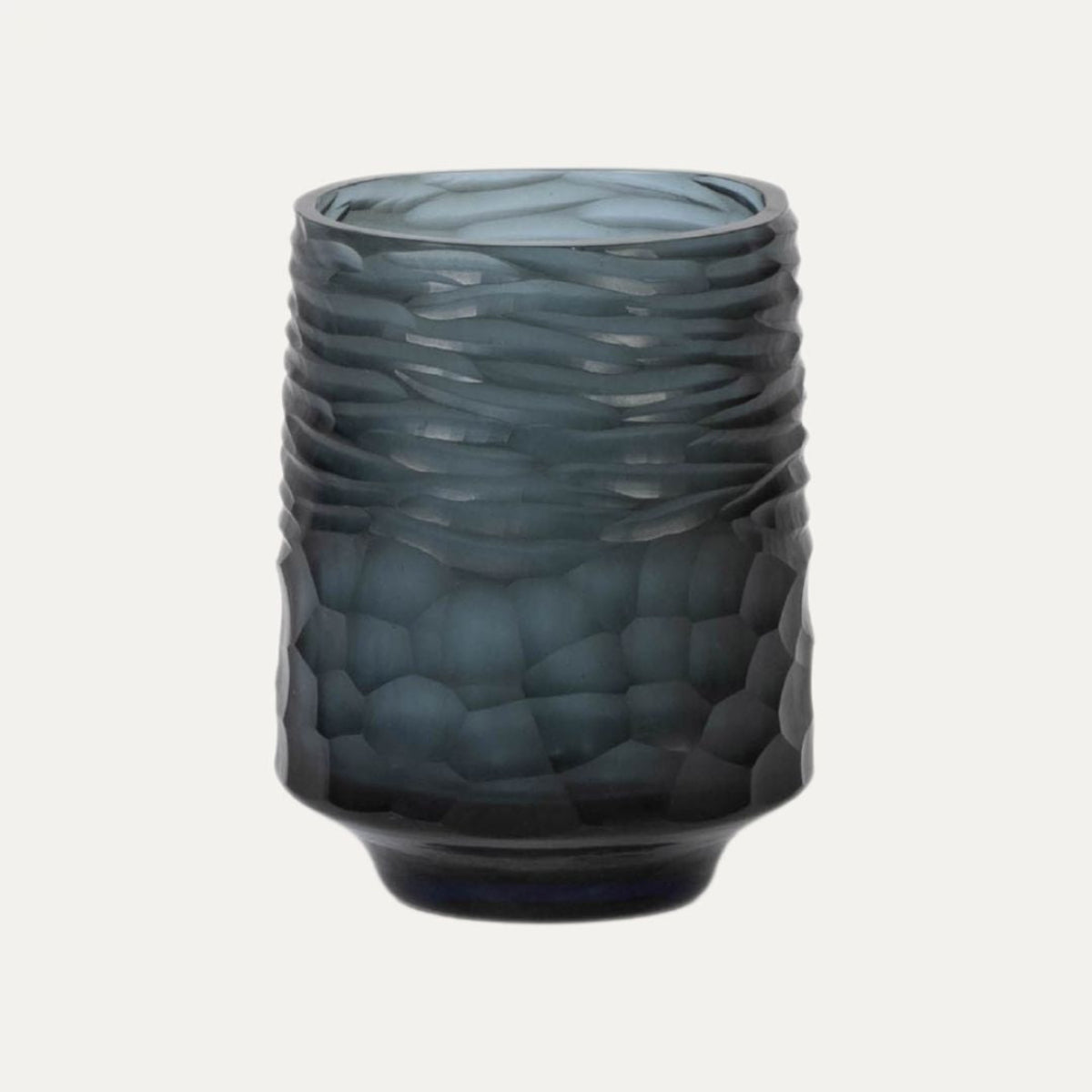 Jarrón Cónico Smoke/Blue - Casa/Bougie