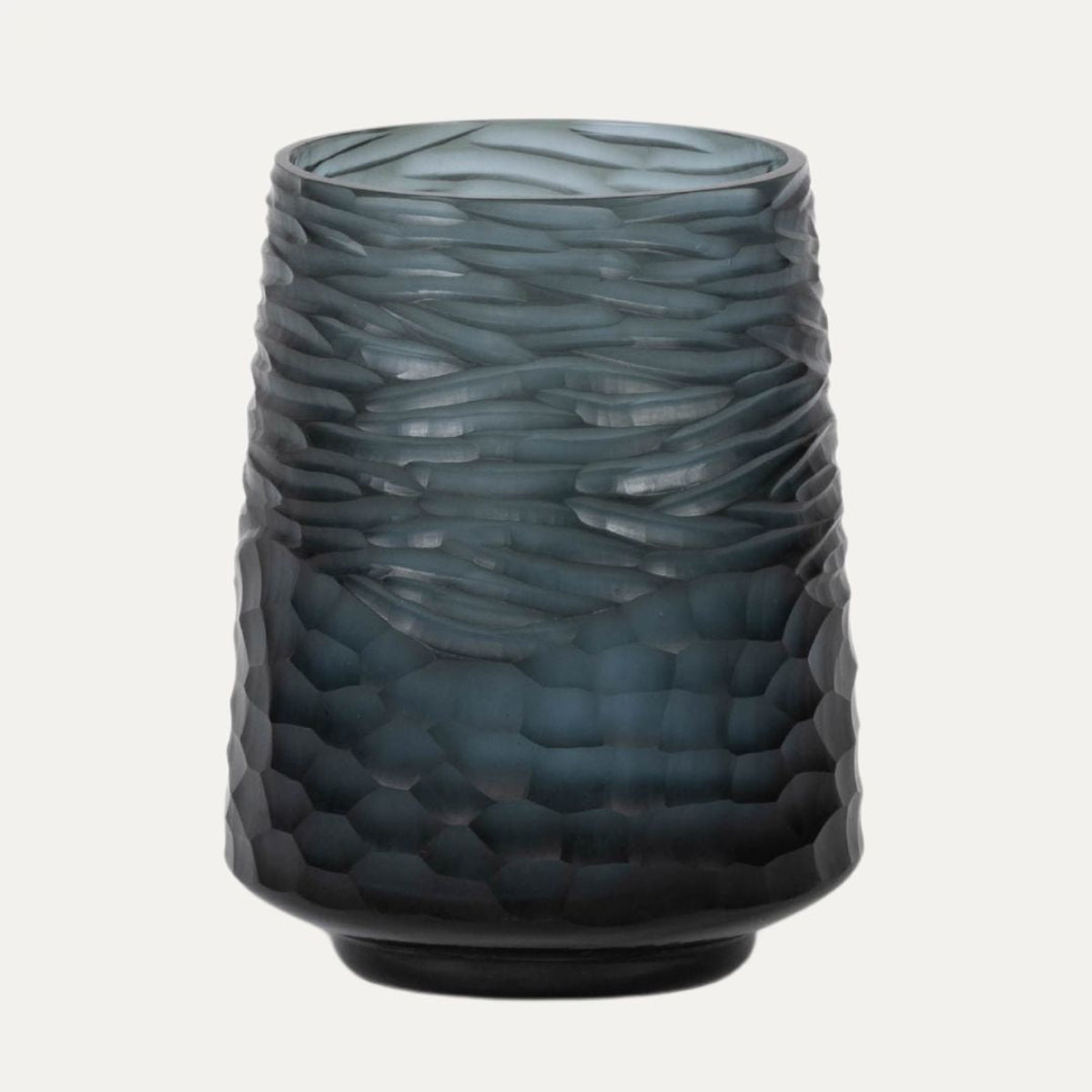 Jarrón Cónico Smoke/Blue - Casa/Bougie