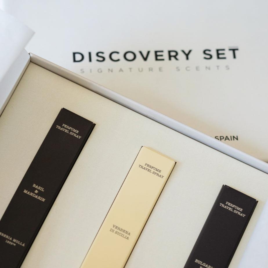 DISCOVERY SET - Amber, Bulgarian, Verbena - Casa/Bougie