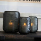 Jarrón Texturizado Gris - Casa/Bougie