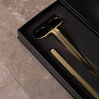 Set Tijeras y Apagador de Vela - Dorado/Negro - Casa/Bougie