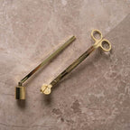 Set Tijeras y Apagador de Vela - Dorado/Negro - Casa/Bougie