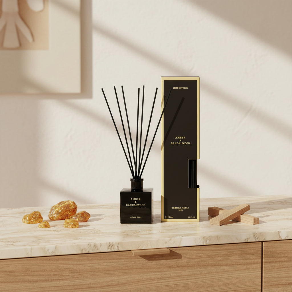 Difusor Aroma Amber & Sandalwood 100 ml - Casa/Bougie