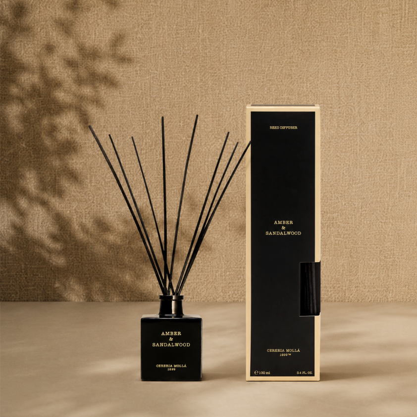Difusor Aroma Amber & Sandalwood 100 ml - Casa/Bougie