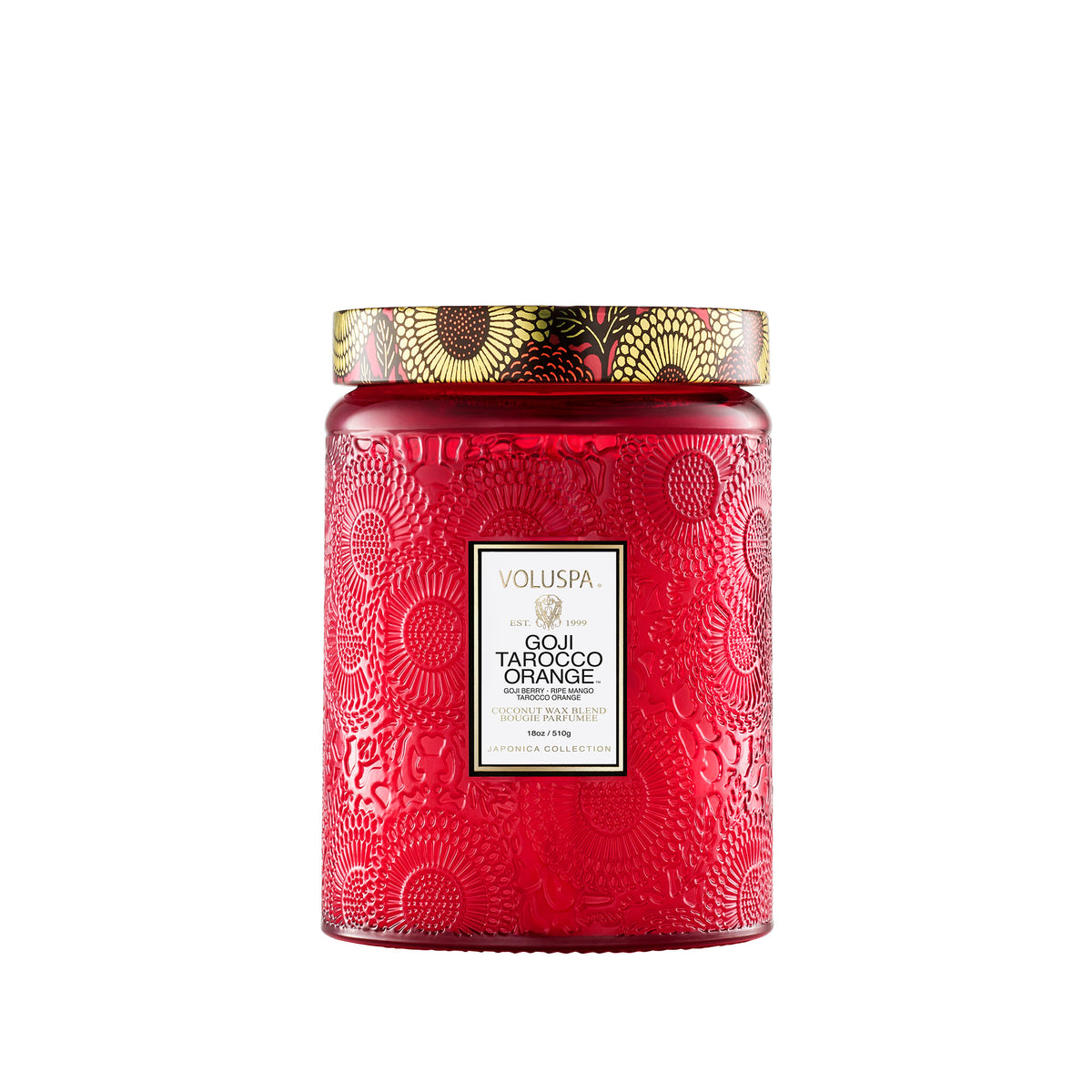 Vela Jar Goji Tarocco Orange 510 gr