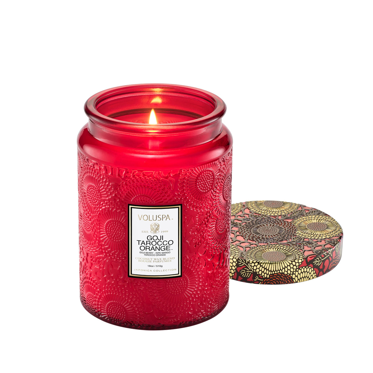 Vela Jar Goji Tarocco Orange 510 gr