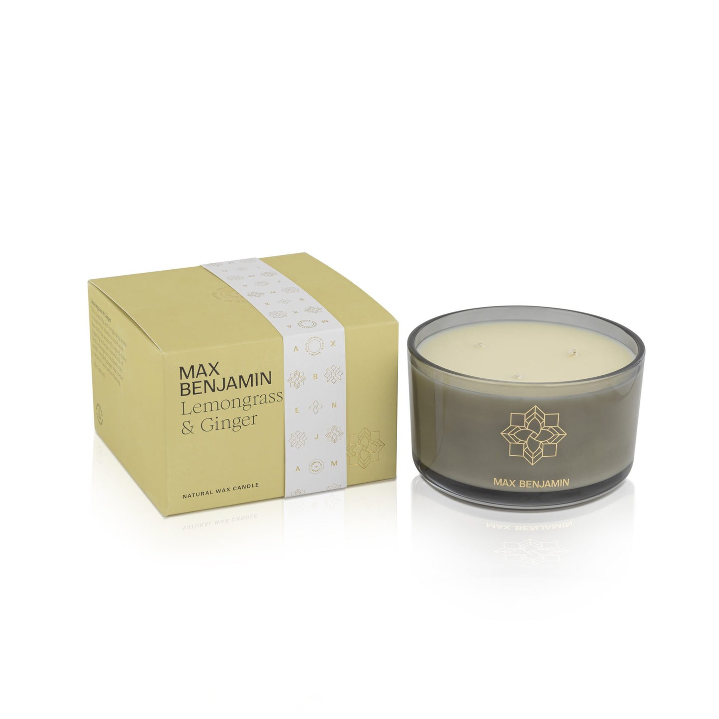 Vela 3 mechas Lemongrass & Ginger 560 gr