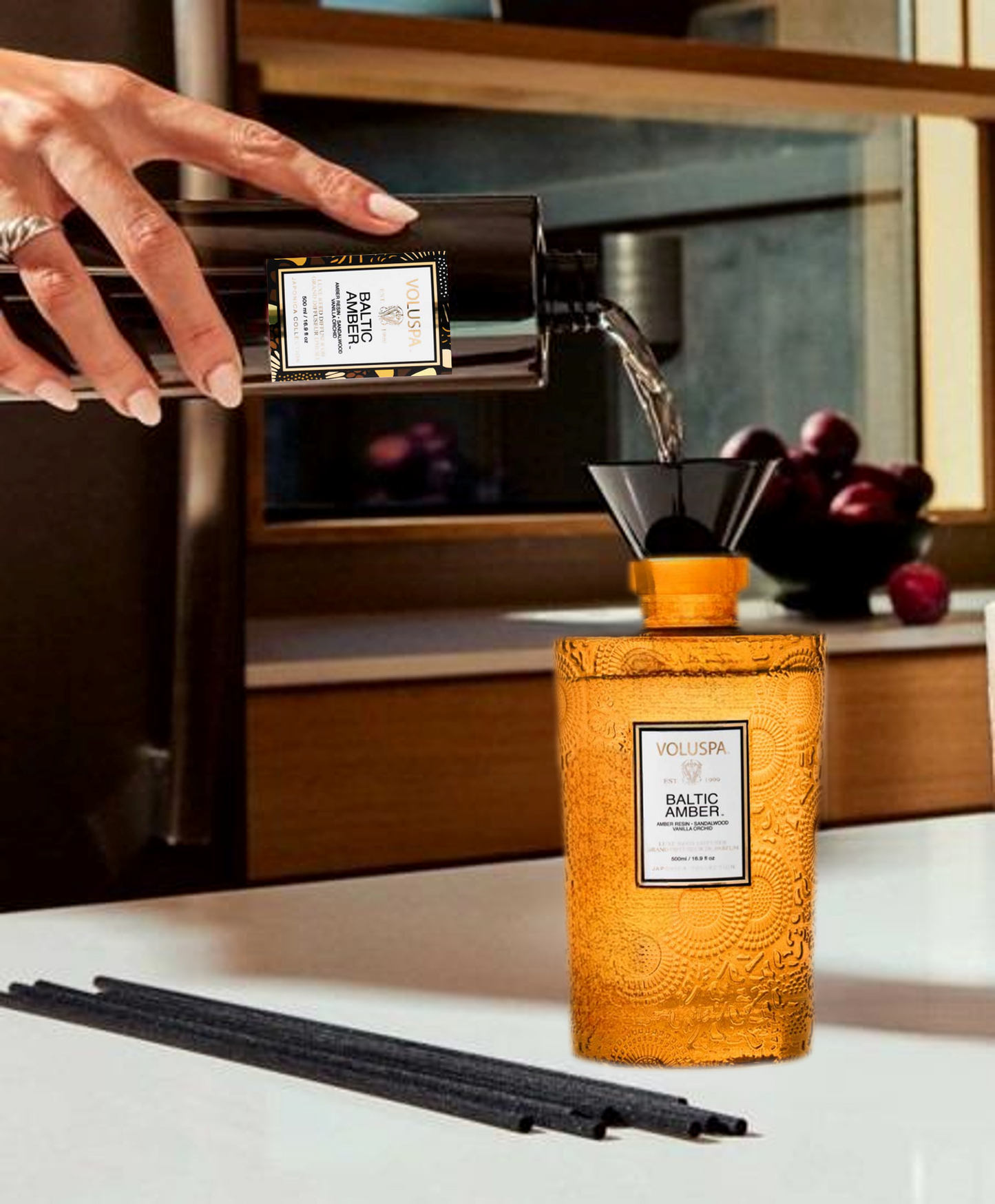 Recarga Difusor de Varillas 500 ml Baltic Amber