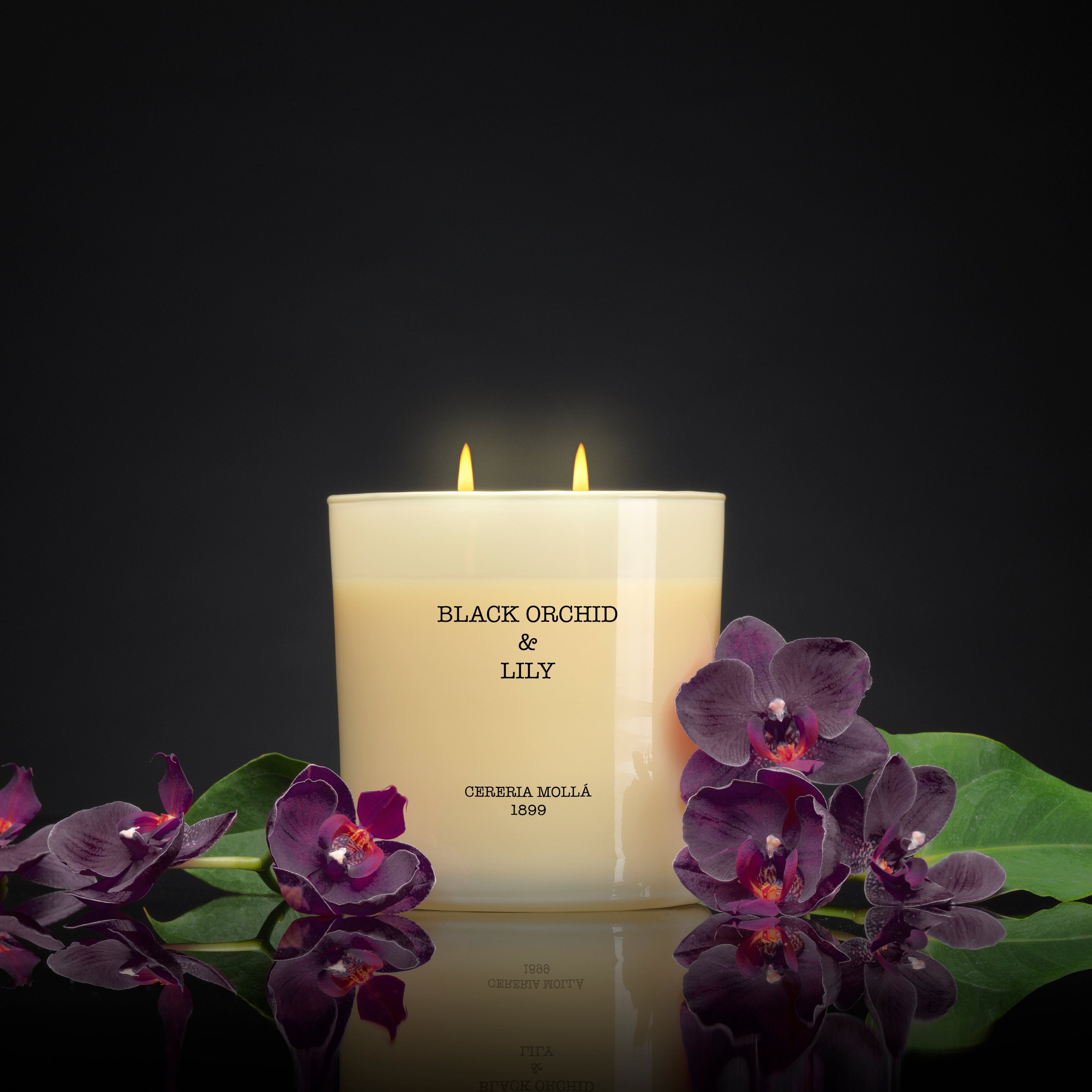 Vela XL 600 gr Black Orchid & Lily - Casa/Bougie