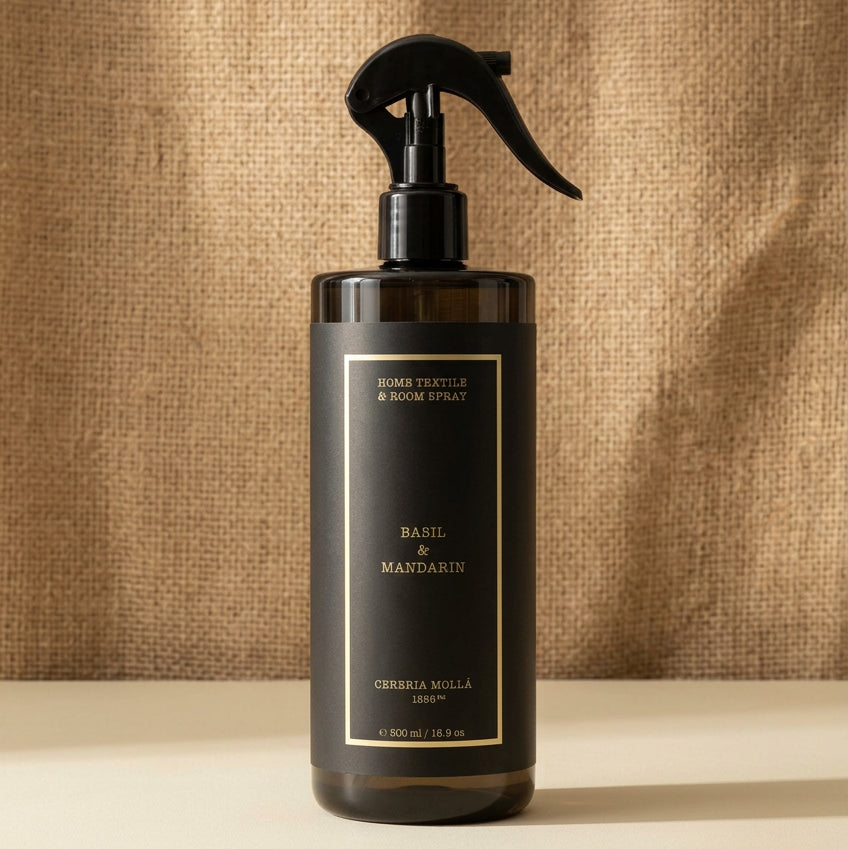 Room & Textil Spray 500ml Basil & Mandarin- Casa/Bougie