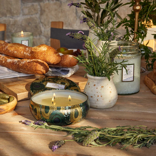 Vela 3 Mechas Lata French Cade & Lavender - Casa/Bougie