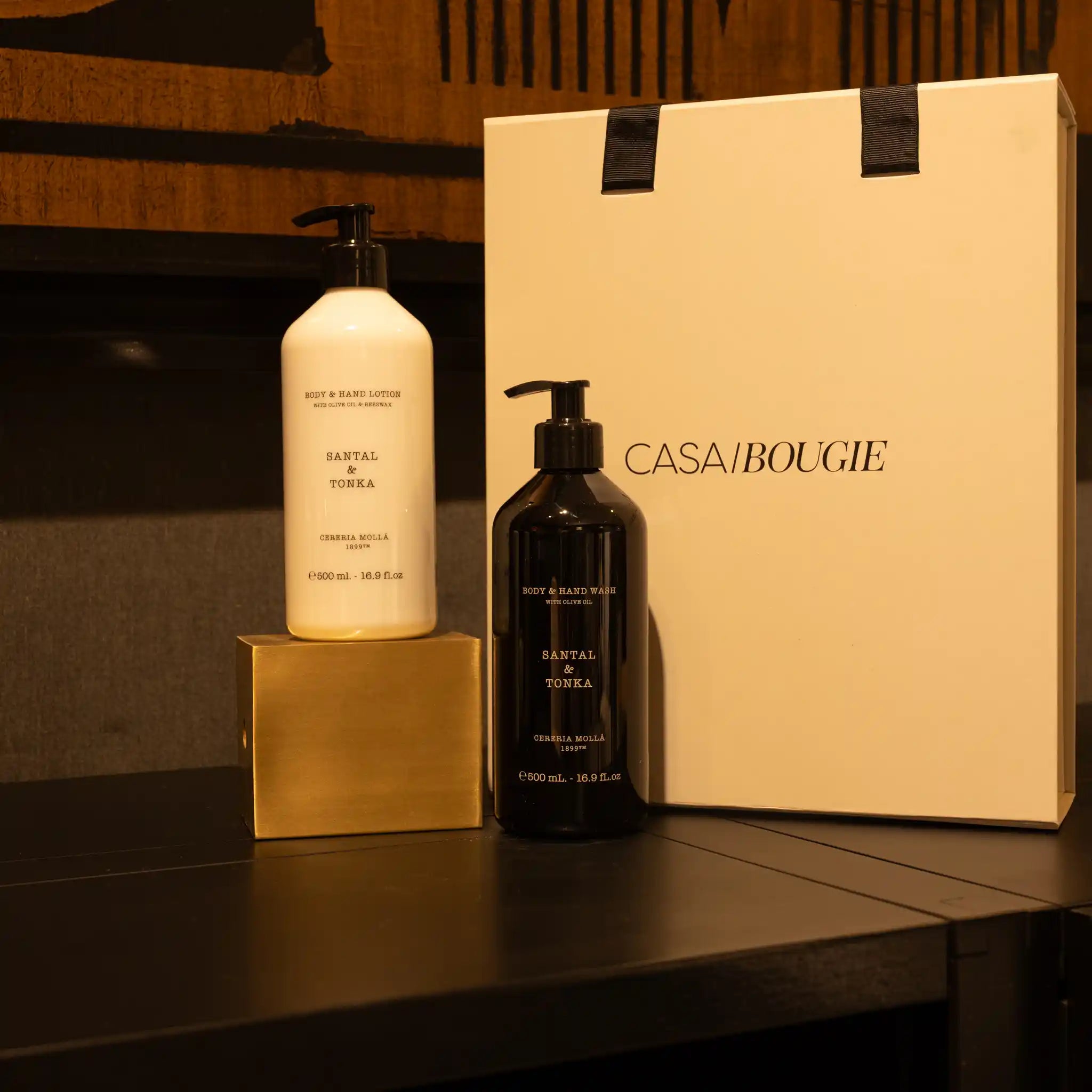 Set Crema Hidratante + Gel de Ducha Santal & Tonka - Casa/Bougie
