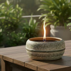 Vela Exterior Citronela Brown 29 x 14 cm - Casa/Bougie