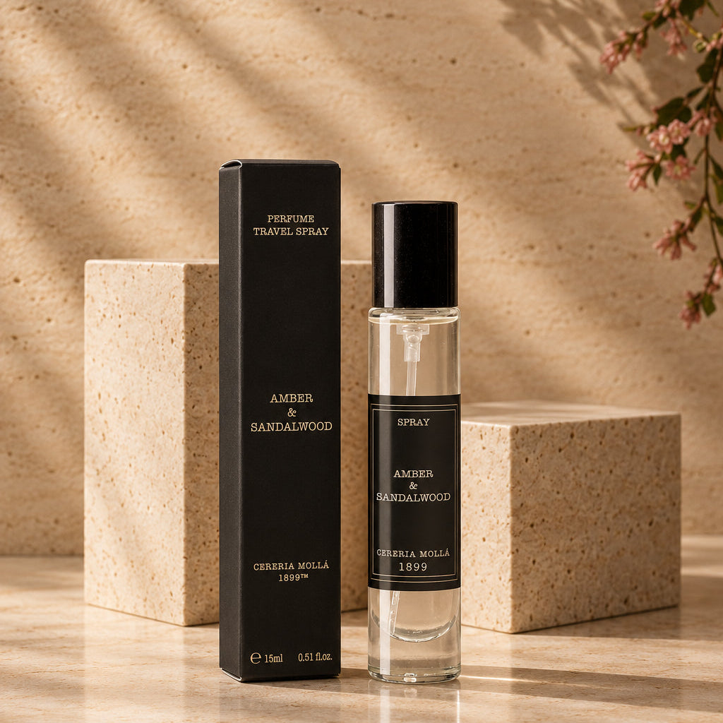 Travel Body Mist Intense Amber & Sandalwood 15 ml - Casa/Bougie