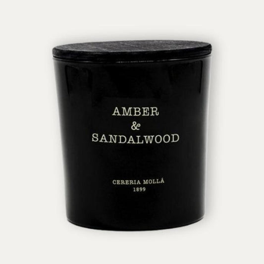 Vela XL 600 gr Amber & Sandalwood