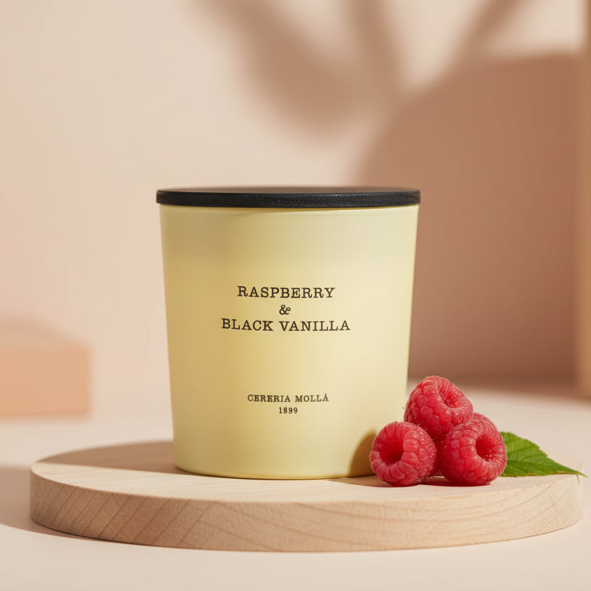 Vela XL 600 gr Raspberry & Black Vanilla - Casa/Bougie