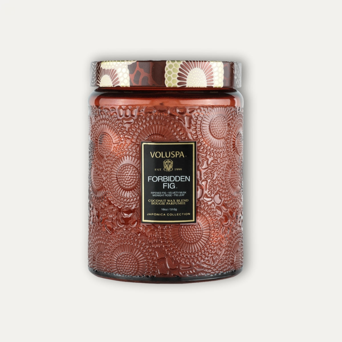 Vela Jar 510 gr Forbidden Fig