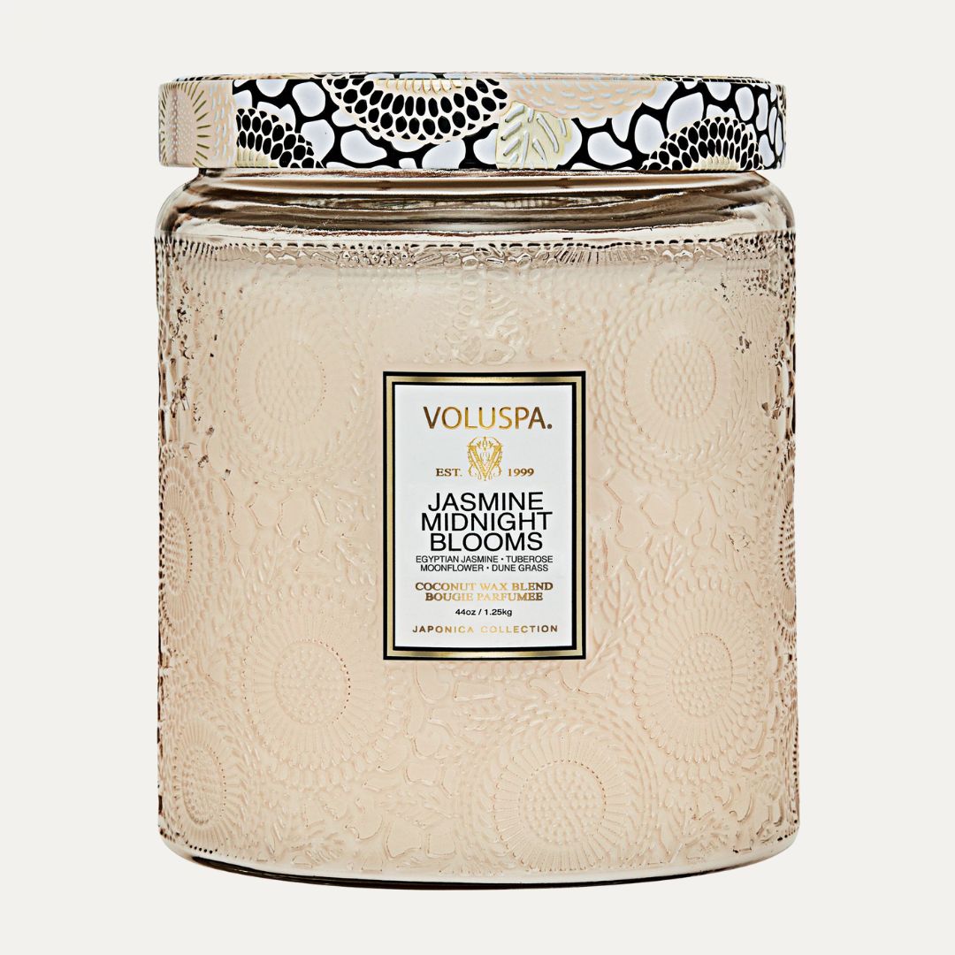 Vela Luxe 1,2 kg Jasmine Midnight Blooms - Casa/Bougie