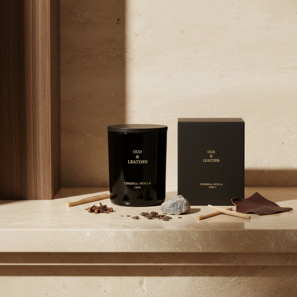 Vela 230 gr Oud & Leather - Casa/Bougie