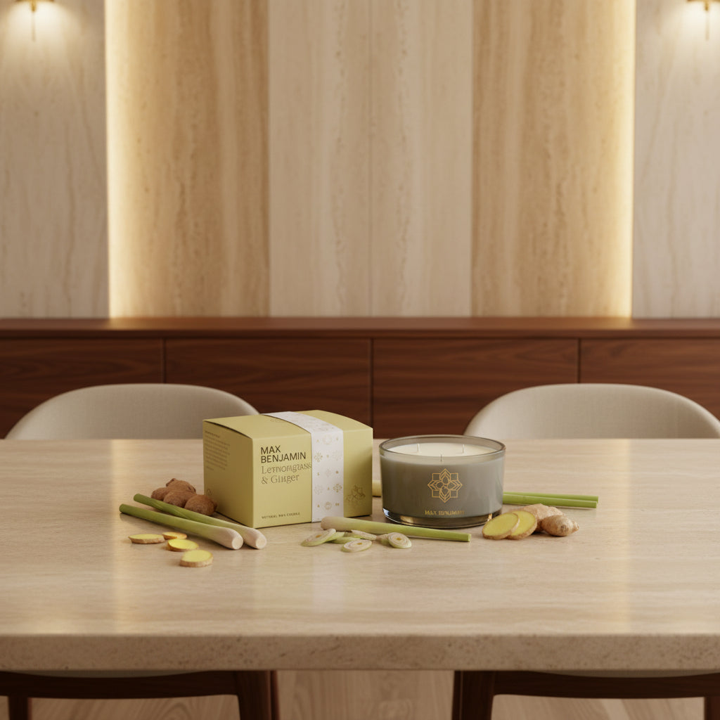 Vela 3 mechas Lemongrass & Ginger 560 gr - Casa/Bougie