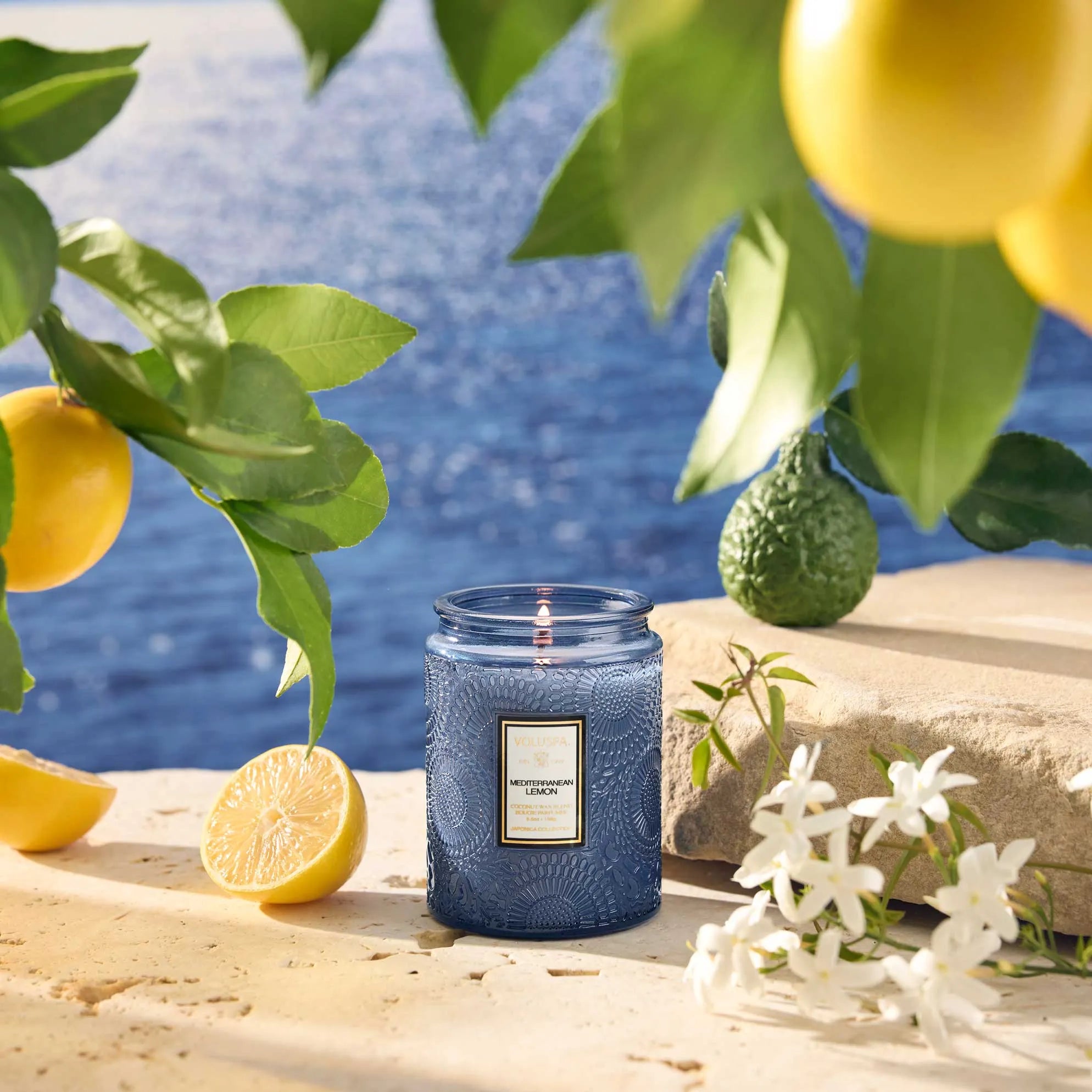 Vela Small Jar 156 gr Mediterranean Lemon - Casa/Bougie