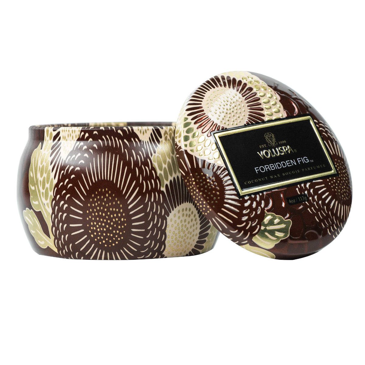 Vela Decorativa Mini Lata Forbidden Fig